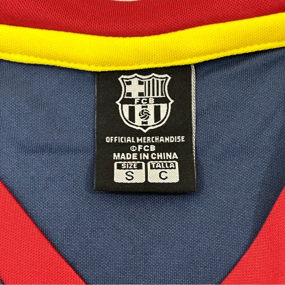 FC Barcelona Navy Blue Official FCB Futbol Athletic Soccer Jersey Adult Sizes - Picture 11 of 12